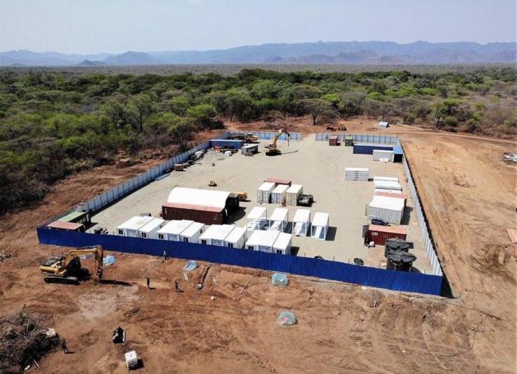 Greenfield mine electrical delivery on a gold mine site in central africa