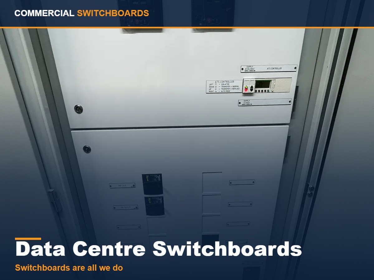 A data centre switchboard built for redundancy and uptime, Data Centre Switchboards across Brisbane and South East Queensland