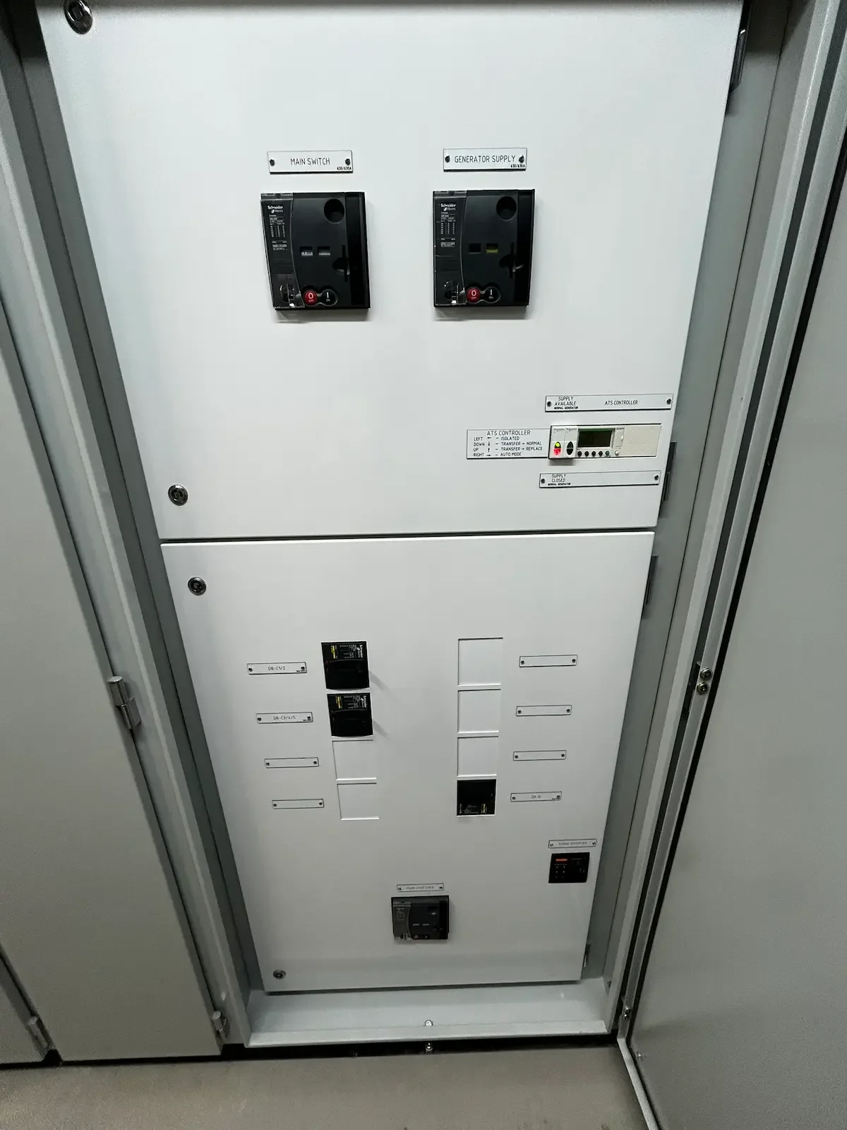 Commercial switchboard capacity for ev charging load