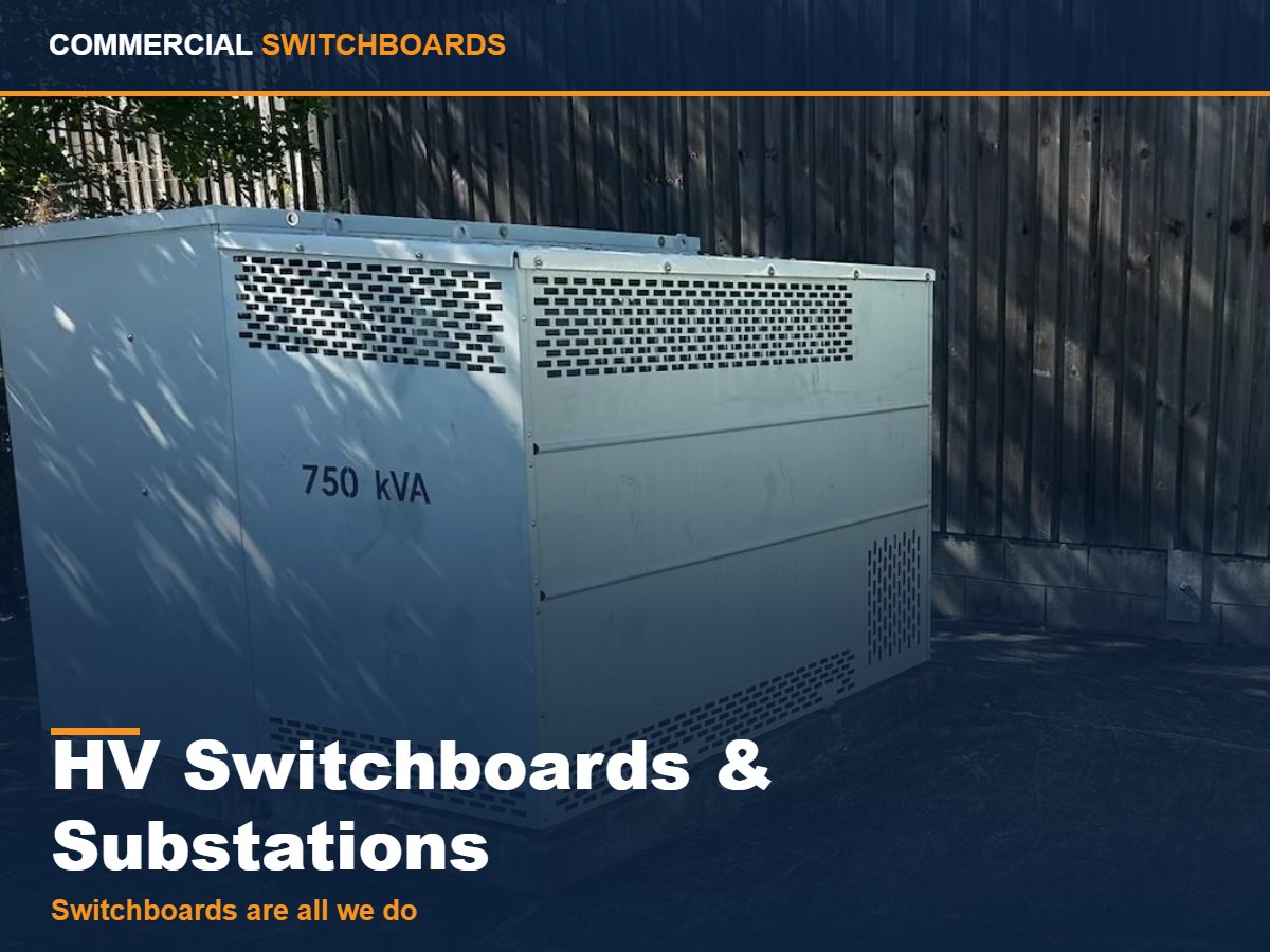 A high voltage kiosk substation and transformer, HV Switchboards and Substations across Brisbane and South East Queensland