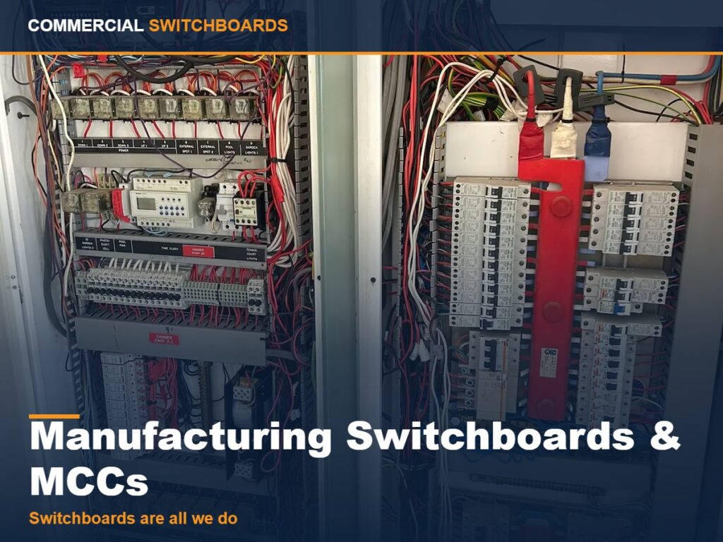 A manufacturing switchboard and motor control centre, manufacturing switchboards and mccs across brisbane and south east queensland