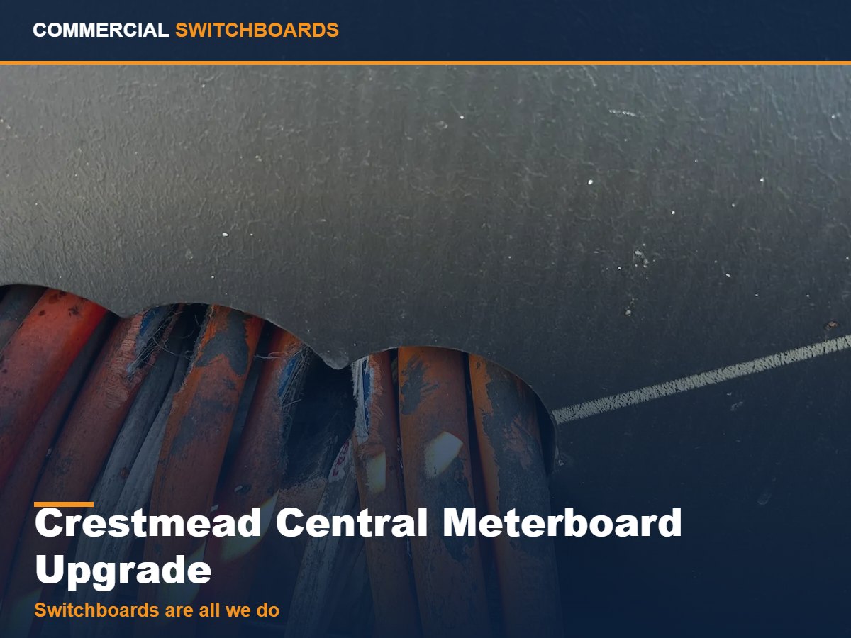 A centre wide meterboard upgrade across tenancies, Centre-Wide Meterboard Upgrade across Brisbane and South East Queensland