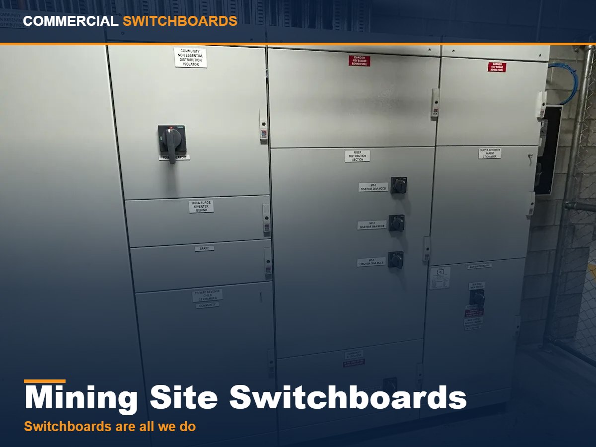 A mining site switchboard built for remote conditions, Mining Site Switchboards across Brisbane and South East Queensland