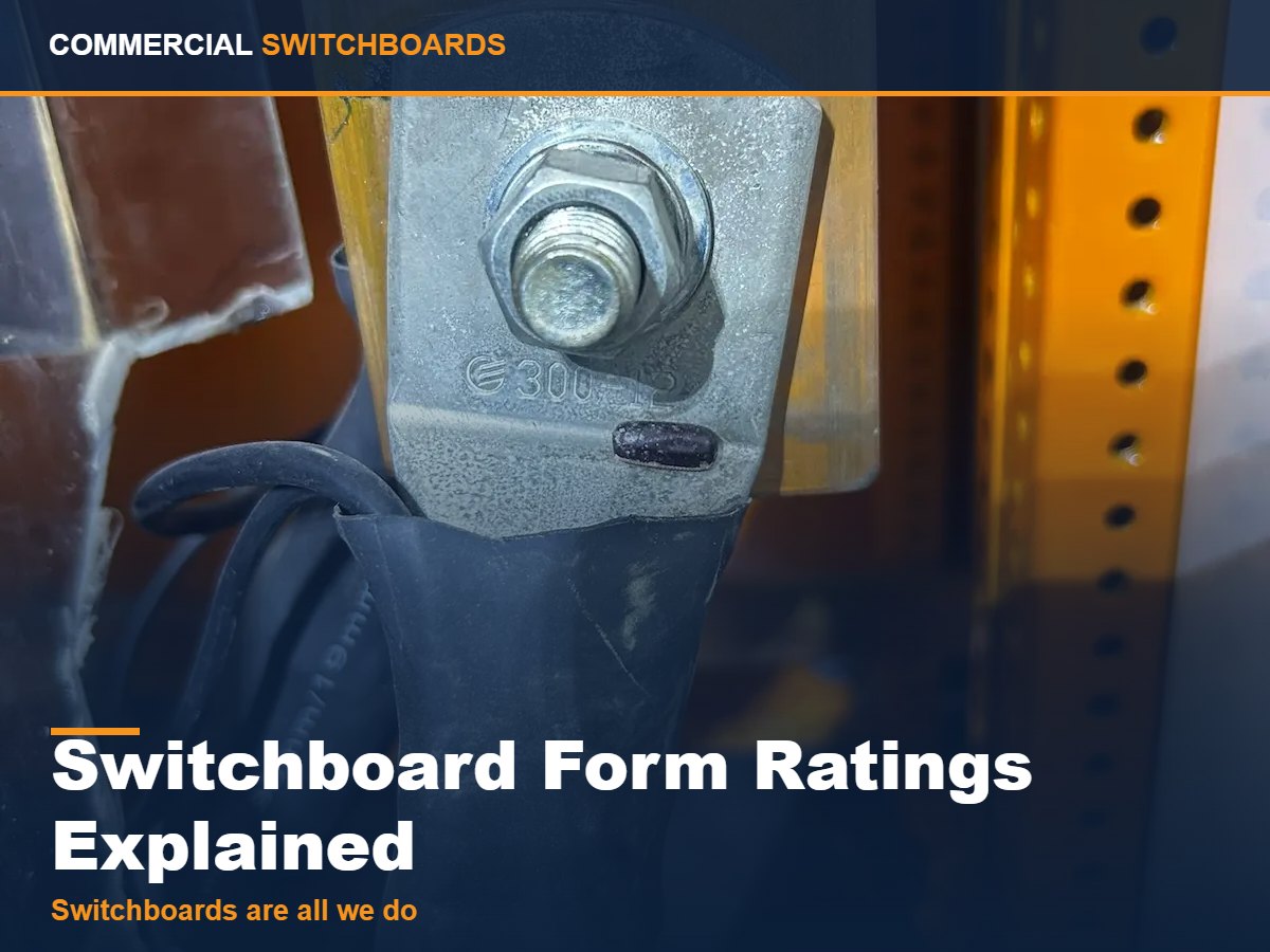 Internal segregation inside a commercial switchboard, switchboard form ratings across brisbane and south east queensland