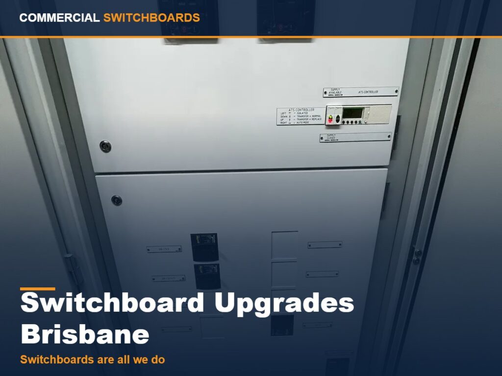 A new commercial main switchboard installed in brisbane, switchboard upgrades brisbane across brisbane and south east queensland