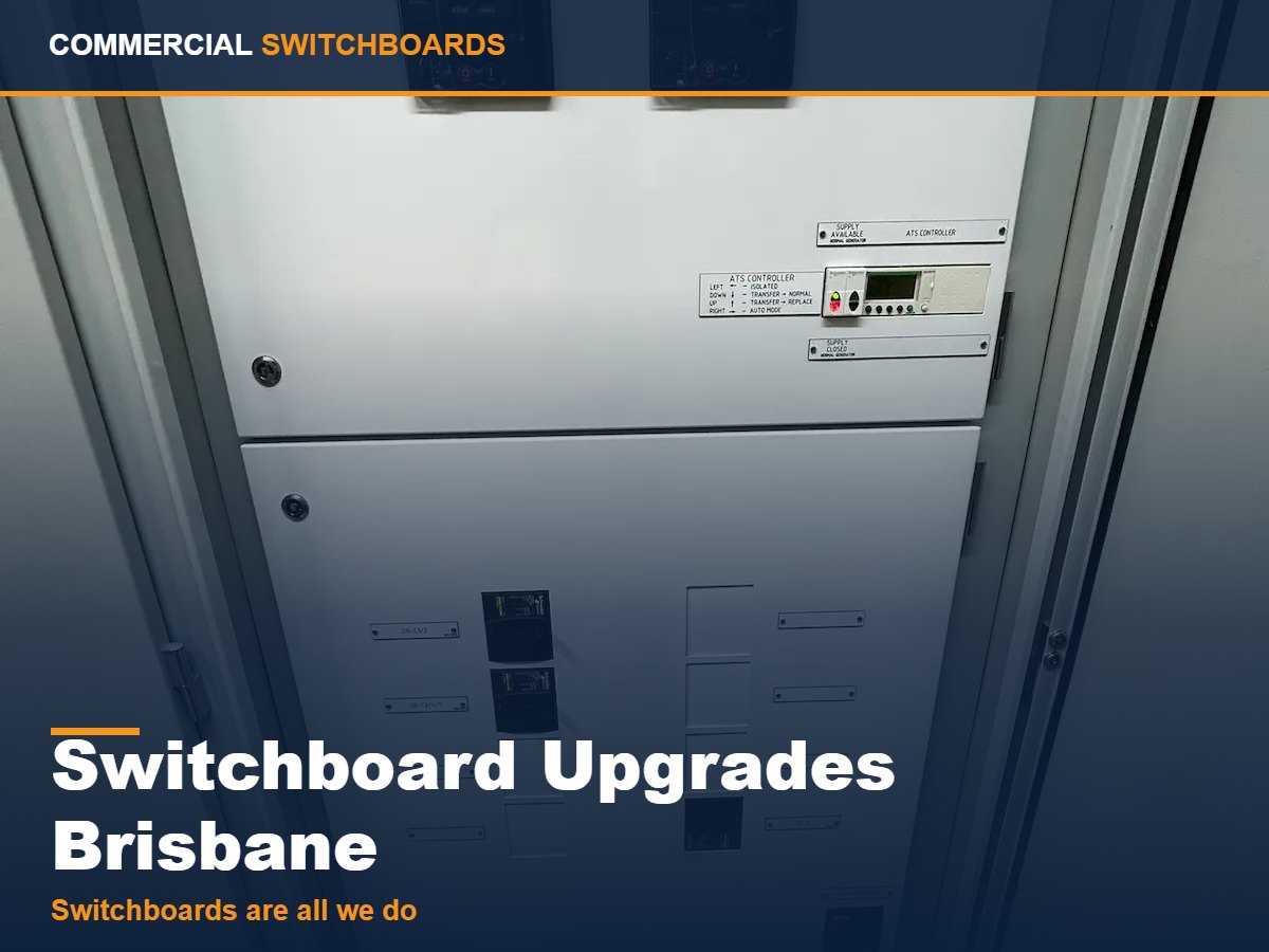 A new commercial main switchboard installed in brisbane, switchboard upgrades brisbane across brisbane and south east queensland
